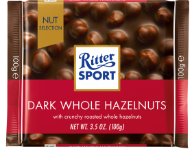 Ritter Sport Dark Whole Hazelnut 100g x10