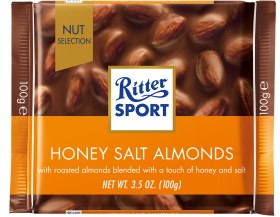 Ritter Sport Honey Salted Almond 100g x10