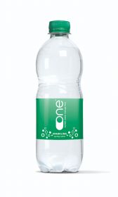 One 100% British Spring Sparkling Water (Plain Cap, Plastic) 500ml x24