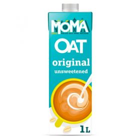 Moma Original Unsweetened Oat Milk 1 litre x8