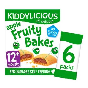 Kiddylicious Apply Fruity Bakes 132g (6's) x8