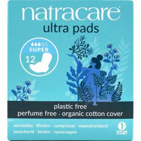 Natracare Ultra Pads Super + 12's x12