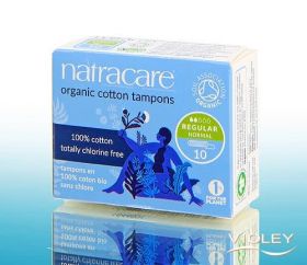 Natracare Organic Cotton Tampons Regular 10's x20