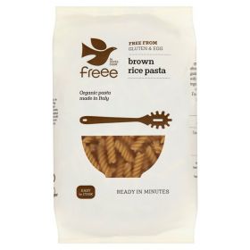 Doves Farm GF Brown Rice Fusilli Pasta 500g x8