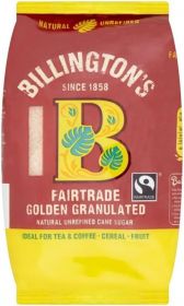 Billington's Fairtrade Golden Granulated Sugar 500gx10