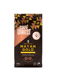 *** USE CAF091 - Cafedirect Fairtrade Organic Mayan Gold Whole Bean 227g x6