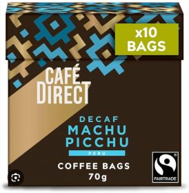 Cafedirect Coff Bag Machu Picc Decaf FS (100x7g) x1
