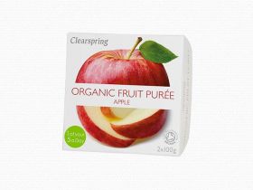 Clearspring Organic Fruit Puree - Apple 12 x (2x100g)