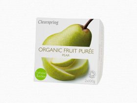 Clearspring Organic Fruit Puree - Pear 12 (2x100g)