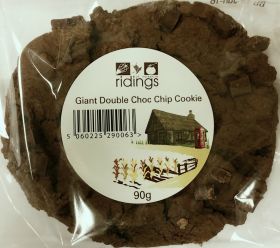 Ridings Giant Double Chocolate Chip Cookie 90g x12