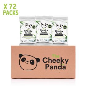 Cheeky Panda Biodegradable Bamboo Handy Wipes 12's x72