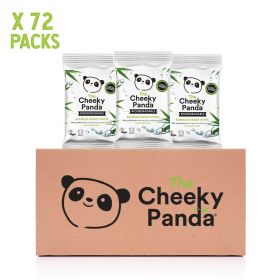 Cheeky Panda Biodegradable Bamboo Handy Wipes 12's x6