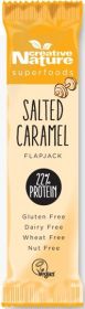 Creative Nature Superfoods Salted Caramel High Protein Flapjack Bar 40g x16