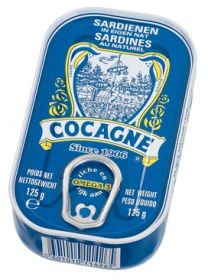 Cocagne - Sardines in natural - 125gr