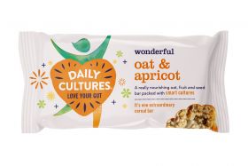 Daily Cultures Oat & Apricot Cereal Bar 60g x12