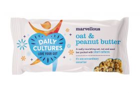 Daily Cultures Oat & Peanut Butter Cereal Bar 60g x12