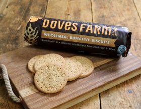 Doves Farm Wholewheat Digestives 200g x12