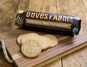 Doves Farm Organic Wholewheat Digestives 400g x12