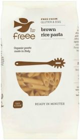 Doves Farm GF Brown Rice Penne Pasta 500g x8