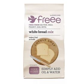 Doves Farm Freee White Bread Mix 500g x4