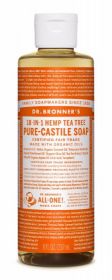 **Dr Bronner Tea Tree Pure-Castile Liquid Soap 237ml x6