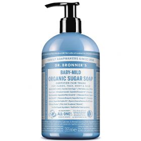 Dr Bronner Organic Pump Soaps Sugar Baby Unscented 355ml x6