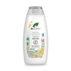 Dr Organic Calendula Unfragranced Baby Wash 250ml x6