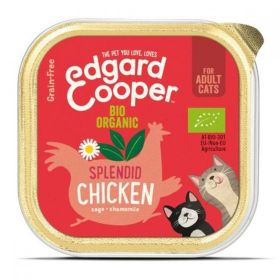 Edgard & Cooper Cat Cup Organic Chicken 85g x19