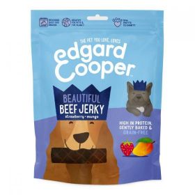 Edgard & Cooper Dog Treats Jerky Beef 150g x8