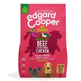 Edgard & Cooper Dog Kibble Organic Beef 2.5kg x4
