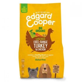 Edgard & Cooper Dog Kibble Organic Turkey & Chicken 2.5kg x4