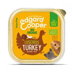 Edgard & Cooper Organic Turkey With Coconut & Chia 100g x17