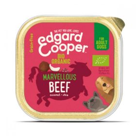 Edgard & Cooper Organic Beef With Coconut & Chia 100g x17