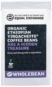Equal Exchange ORG Ethiopian Yirgache Coffee Beans 200g x8
