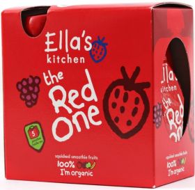 Ella's Kitchen Smoothie Fruit (Org) Red One Multipack (5x90g) x6
