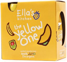 Ella's Kitchen Smoothie Fruit (Org) Yellow One Multipack (5x90g) x6