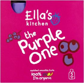 Ella's Kitchen Smoothie Fruit (Org) Purple One Multipack (5x90g) x6
