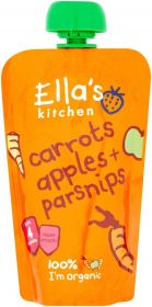 Ella's Kitchen (From 4 months) Carrots Apples Parsnip 7x120g