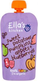 Ella's Kitchen (From 4 months) Sweet Potato Apple Pumpkin Blueberry 7x120g