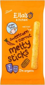 Ella's Kitchen Melty Stick Sweetcorn Carrot 16g x5
