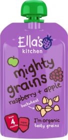 Ella's Kitchen (From 4 months) Raspberry Apple Buckwheat 7x120g