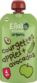 Ella's Kitchen (From 4 months) Courgette Apple Avocado 7x120g