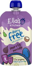 Ella's Kitchen Pear Fig Porridge (Dairy Free) 6x100g