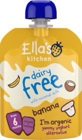 Ella's Kitchen Banana Yoghurt (Dairy Free) 6x90g