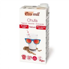 Ecomil Chufa Tiger Nut Milk Sugar Free 1L x6