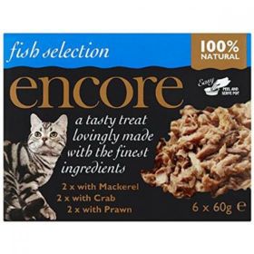 Encore Cat Food Ocean Fish Multipack (Can) (70g x8) x1