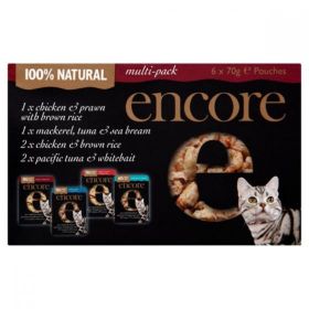 Encore Cat Food Mixed Multipack (Pouch) (70g x 6) x6