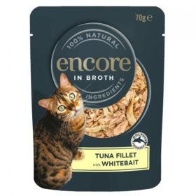 Encore Cat Food Pacific Tuna & Whitebait (Pouch) 70g x16