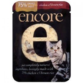 Encore Cat Food Chicken & Brown Rice (Pouch) 70g x16