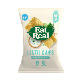 Eat Real Creamy Dill Lentil Chips 40g x12
